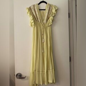 Bohemian Free people maxi dress